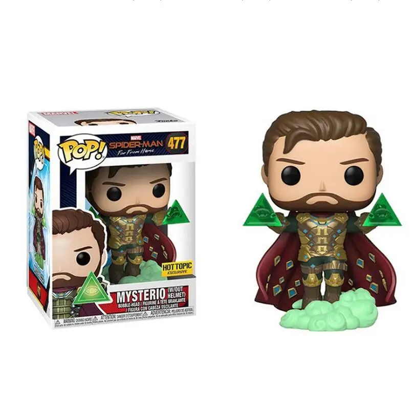 FUNKO POP Marvel игрушки Фигурки &quotЧеловек-паук&quot далеко от дома Мистерио фигурка