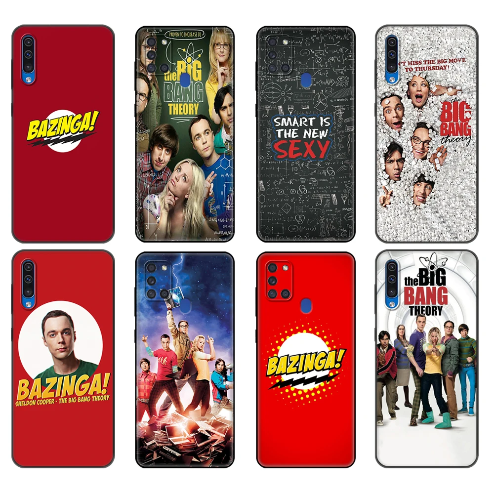 Черный чехол из ТПУ для Samsung Galaxy A50 50S A30S A10 A11 A21S A31 A41 A51 A71 M21 M30S S10 LITE Теория большого