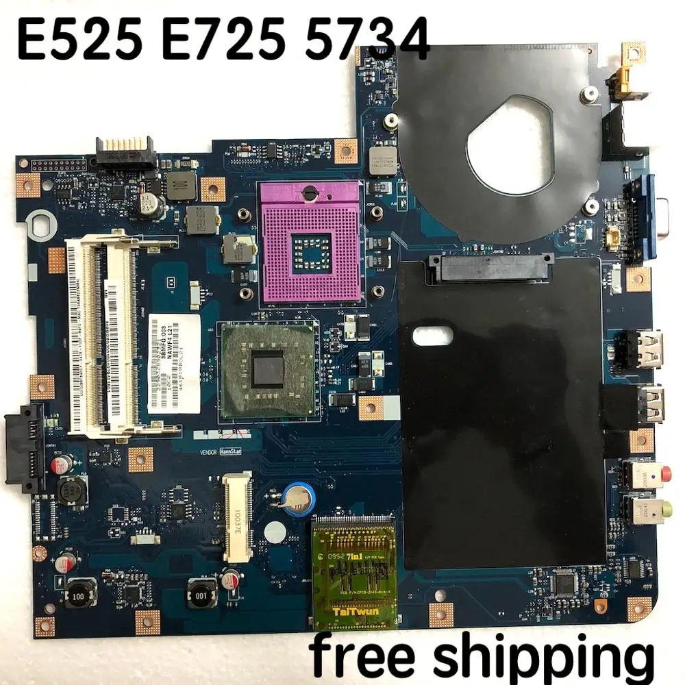 Оригинальная материнская плата для ноутбука ACER E525 E725 5734 5332 5732z DA0ZHJMB6E0 100%