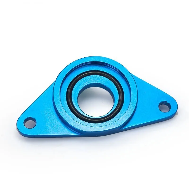 Турбо SQV SSQV BOV выдувной клапан фланец адаптер для Subaru WRX STI верхний интеркулер - Color: Blue