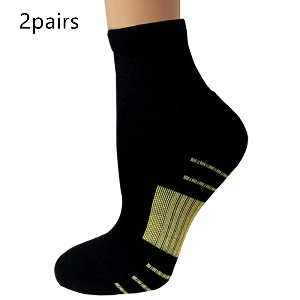 SFIT Chaussette, компрессионные носки для бега, для мужчин, дышащие баскетбольные Лыжные носки для велоспорта, теплые носки - Цвет: E472789A 2 Pairs