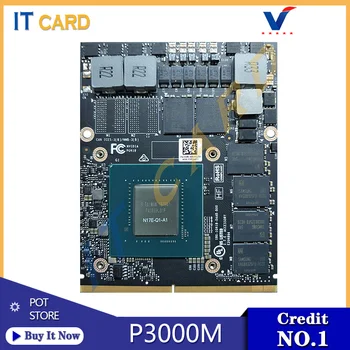 شراءكوادرو P3000M P3000 GDDR5 6GB بطائق جرافيك الفيديو N17E-Q1-A1 مع X-قوس ل HP ZBook 17 G3 G4 ديل M7710 M7720 فوجيتسو H970