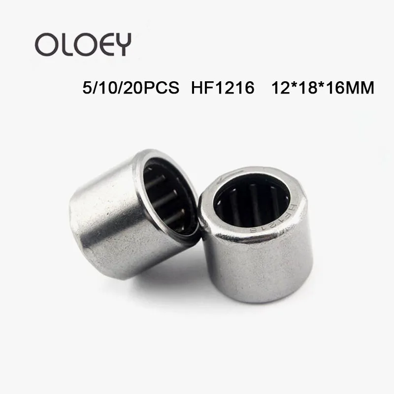 Подшипник HF1216 12*18*16 мм 5/10/20 шт. односторонний игольчатый подшипник роликовый