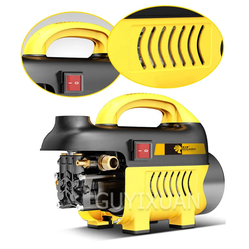 

Household car washing machine Ultra high pressure Portable brush car pump gun Automatic water gun cleaning machine
