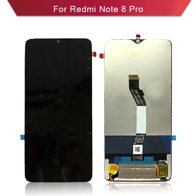 

BKparts 5pcs/lot For Xiaomi Redmi Note 8 Pro Note8 Pro LCD Display With Touch Screen Digitizer Complete Assembly Replacement