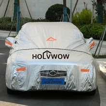 HOLVWOW Special Design Car Cover Fully Waterproof Breathable Rain Dust Sun UV All Weather Protection Sedan Car Cover