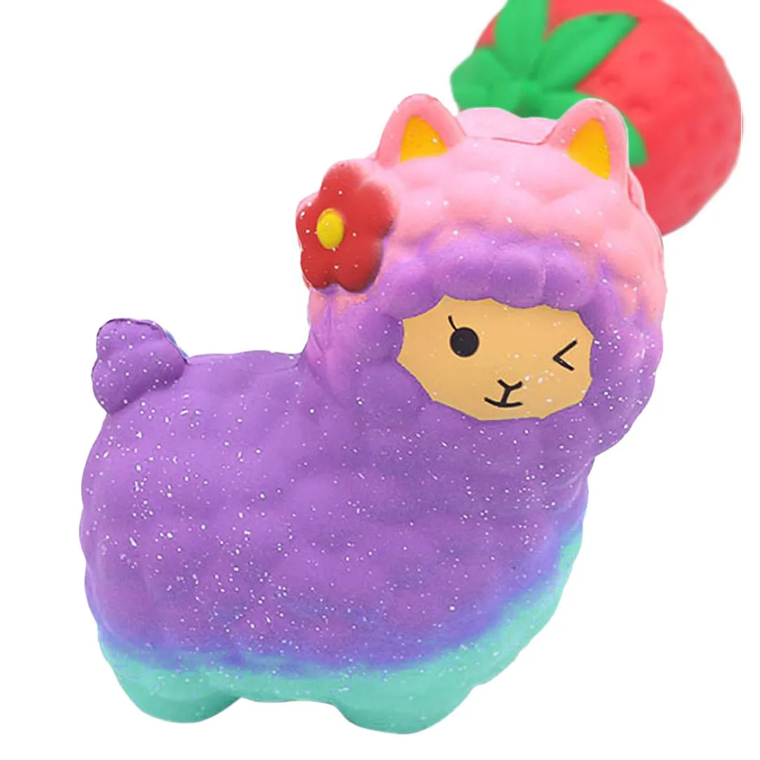 Мягкие игрушки для детей Jumbo Sheep мягкая Милая Альпака имитация Звездная овечка супер медленно поднимающаяся ароматическая забавная игрушка для декомпрессии животных