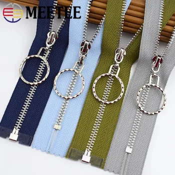 

10pcs Close-End 20/30cm Open-End 40-70cm 3# Metal Silver Tooth Zipper DIY Garment Textile Decor Zip Sewing Material ZA088