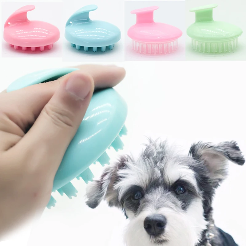 Собака щетка для купания домашних животных Deshedding нежный эффективный уход за питомцами щетка кошка собака Массажная расческа средства по уходу за домашними животными продукты