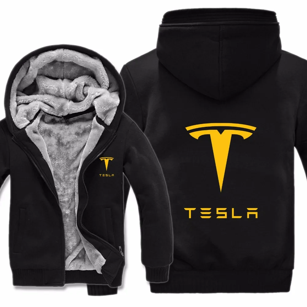 Зимние толстовки с капюшоном «Tesla» мужское модное пальто шерстяная куртка с подкладкой толстовки с теслой с капюшоном Мужское пальто HS-013