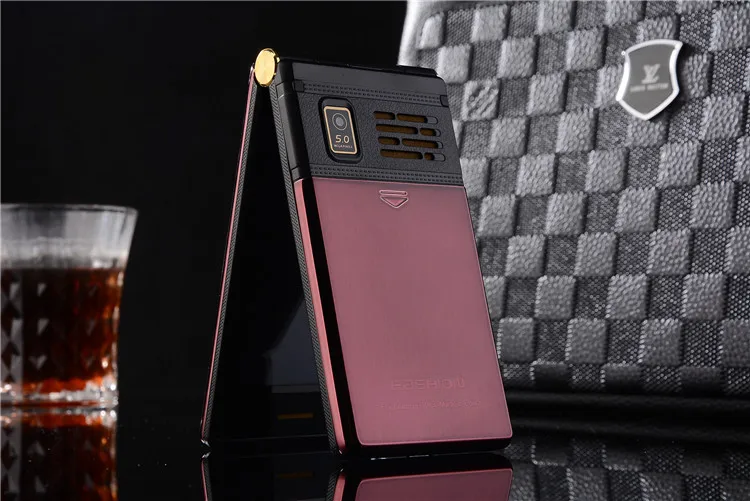 TKEXUN M2 флип металлический корпус телефон 3,0 почерк экран мобильный телефон раскладушка двойной экран большая батарея большая клавиатура