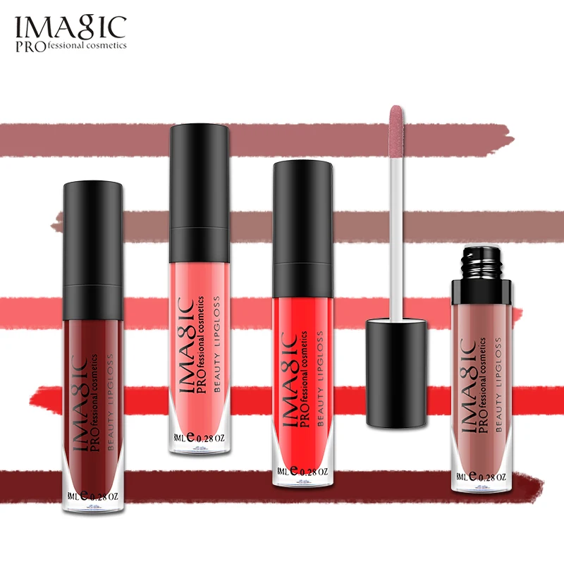 IMAGIC nieuwe блеск для губ glazuur dames sexy merk блеск для губ cosmetica waterdicht blijvende dames naakt make-up hydraterende