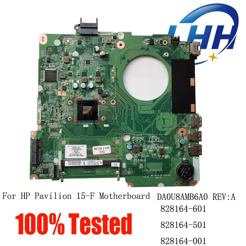

Материнская плата 828164-601 для HP Pavilion 15-F222WM с N2840 тест 100% ОК 828164-601 828164-501 828164-001 DA0U8AMB6A0