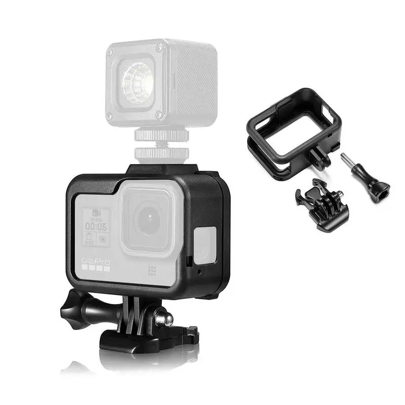 Пластиковый защитный чехол-рамка для GoPro Hero 8, черный корпус для экшн-камеры, чехол для крепления, аксессуары для Gopro U4N8