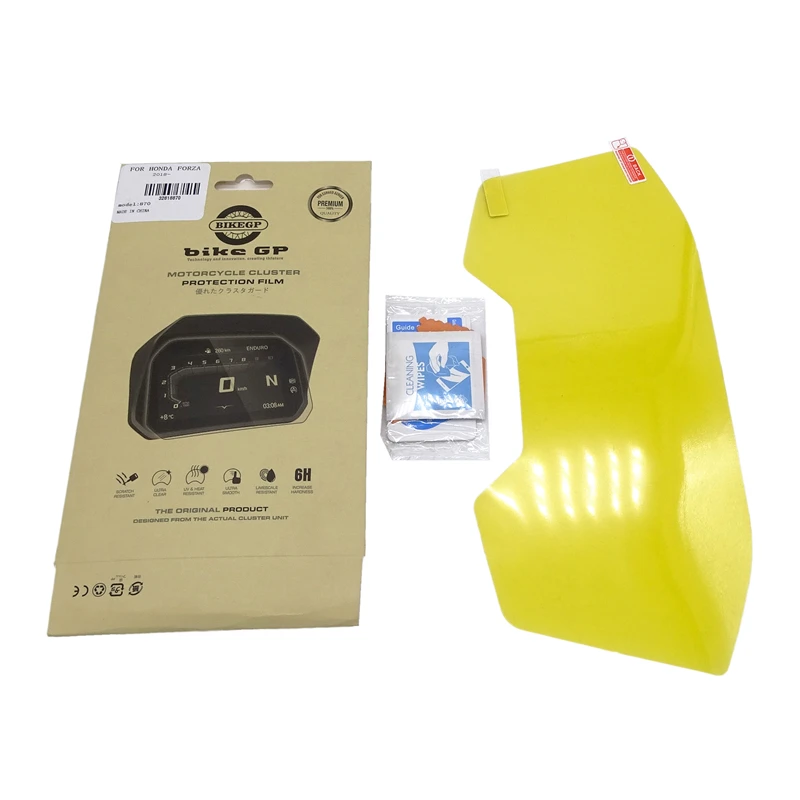 Protetora de Riscos para Motocicleta Blu-ray para Honda Película Velocímetro Force 2020 Nss 1 Peça 300 Nss300 4 Capas de proteção