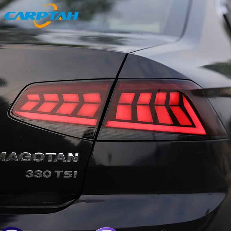 Автомобильный Стайлинг задний фонарь задние фонари для VolkswagenPassat B8- задний фонарь DRL+ Динамический сигнал поворота+ задний тормоз светодиодный