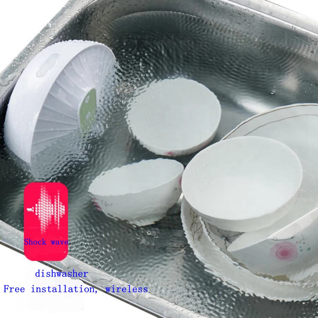 DC 5V Mini Ultrasonic Dishwasher Portable USB Charging Kitchen Fruit Vegetable Washer Dishwasher In-Sink Washing Machine