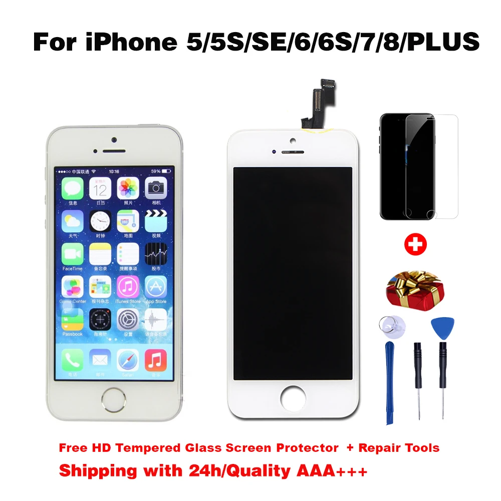 внешнее стекло, сенсорный экран, ЖК-дисплей для iPhone 6 plus внешнее стекло, сенсорный экран, ЖК-дисплей для iPhone 6 plus