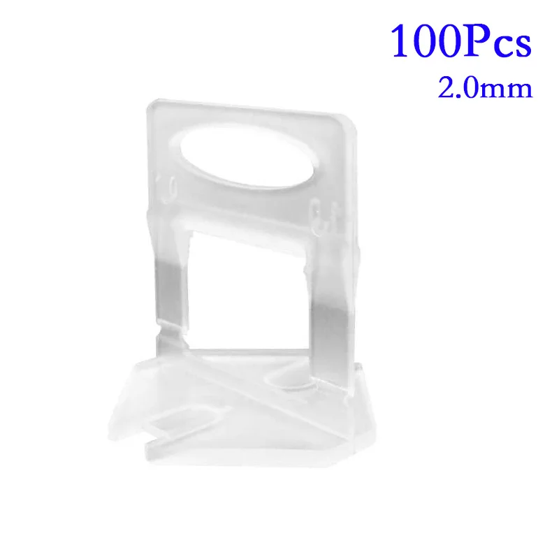 

100PCS Tile Leveler PVC Base Tile Leveling System Clips Tiling Tool Flooring For Floor And Wall Tiles