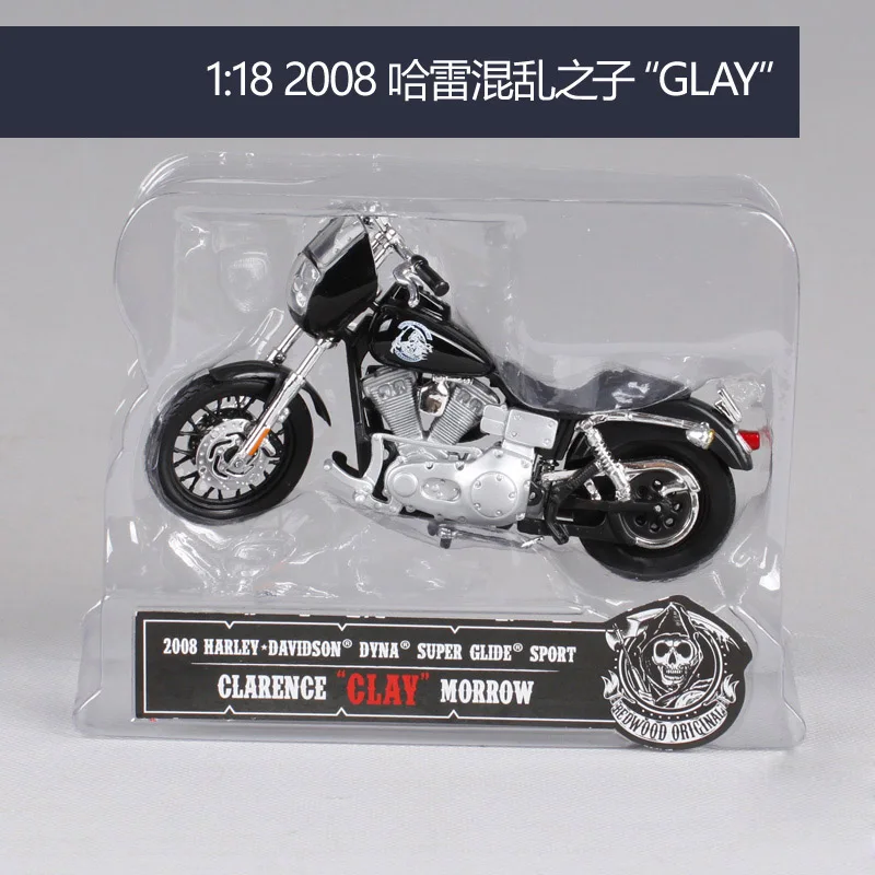 Maisto 1:18 Harley Davidson SONS OF anarchia мотоцикл металлическая модель игрушки для детей подарок на день рождения Коллекция игрушек
