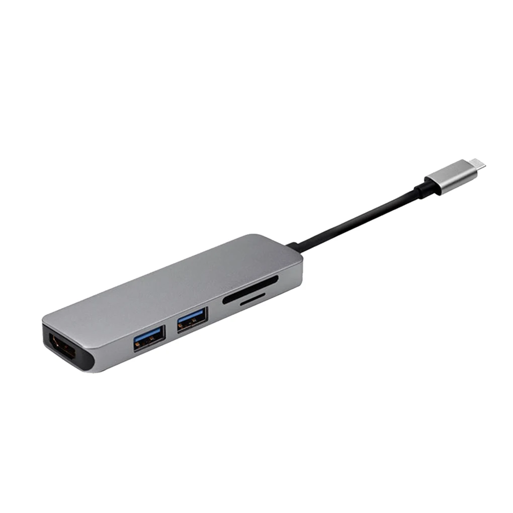 as picture Usb-хаб 3,0 тип-c к USB 3,0 4K HD PD зарядный USB-C адаптер замена для MacBook тип-c кабель адаптер - Цвет: as picture
