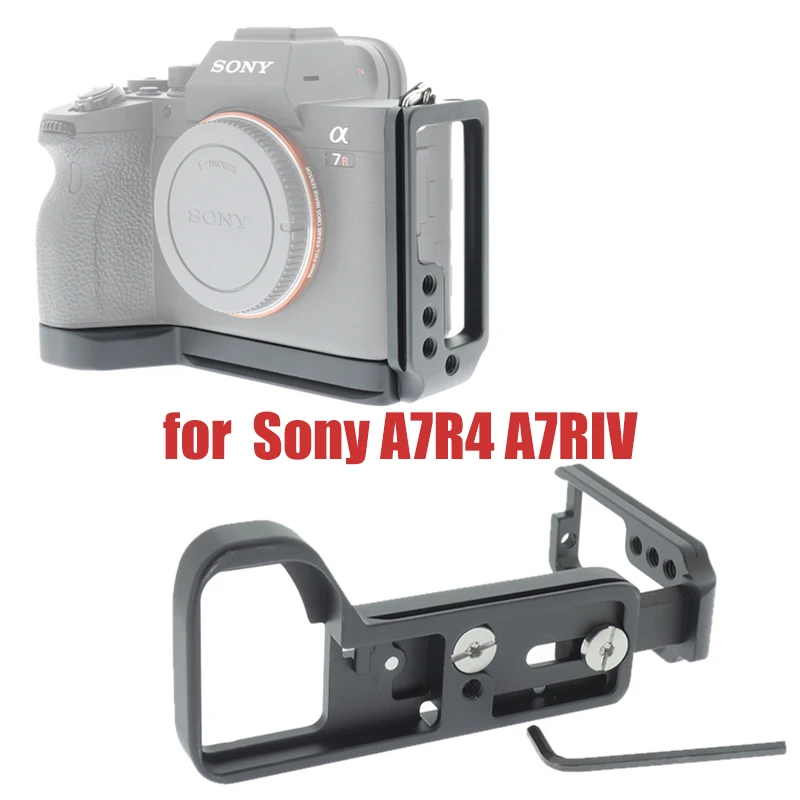PEIPRO For SONY A7R4 A7RIV Quick Release Plate Camera L Plate Bracket Holder Slide Camera Clip Accessories