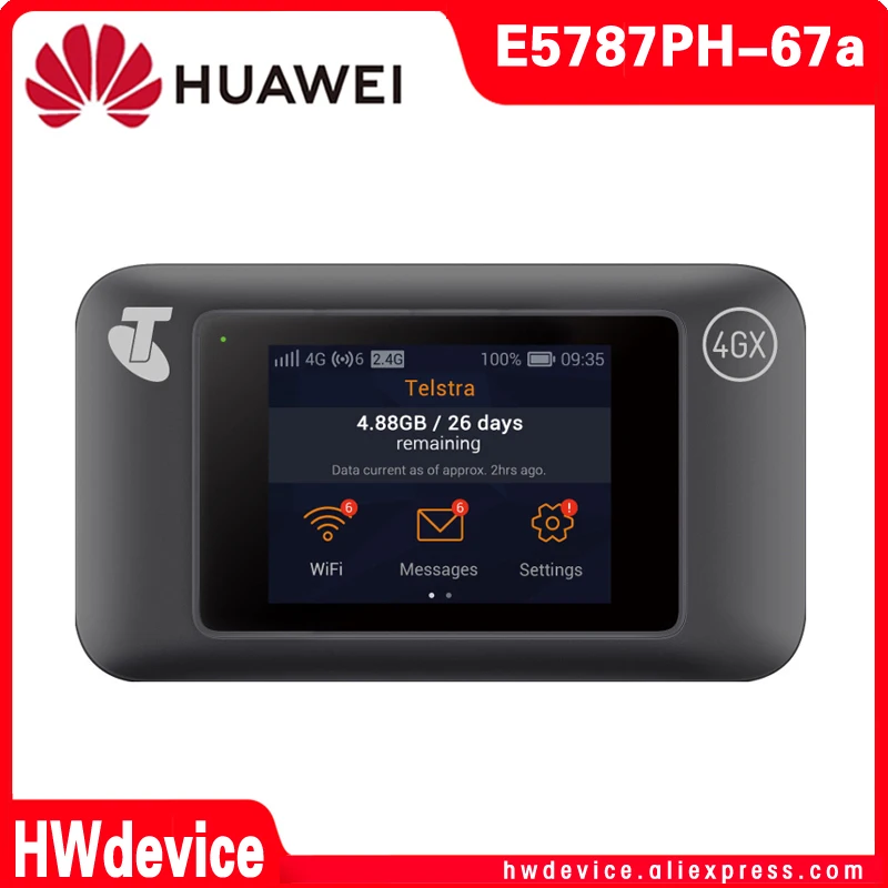 Huawei-E5787PH-67a móvil 4G LTE Cat6, punto de acceso libre, WiFi, E5787, enrutador MIFI de 300Mbps, batería de 3000mAh
