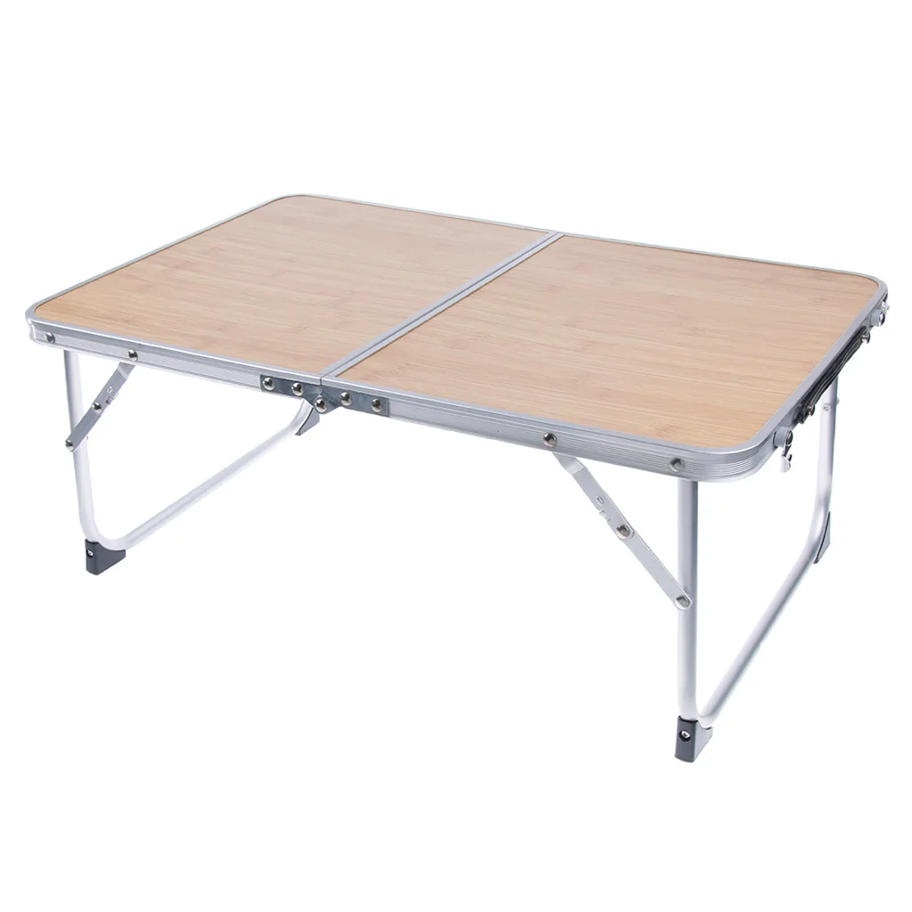 

Foldable Laptop Table Outdoor Portable Picnic BBQ Table Lightweight Bed Desk
