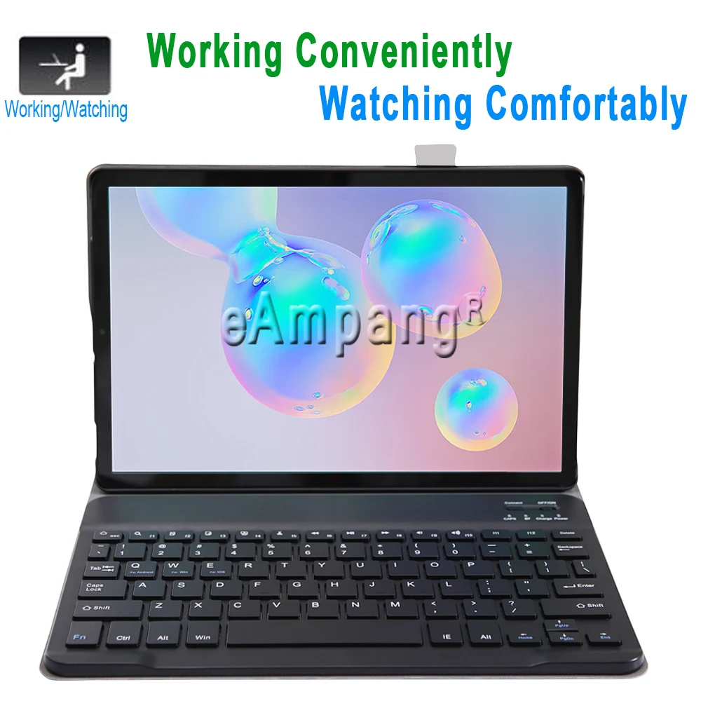 Чехол для Samsung Galaxy Tab S6 10 5 чехол с клавиатурой T860 T865 на русском испанском