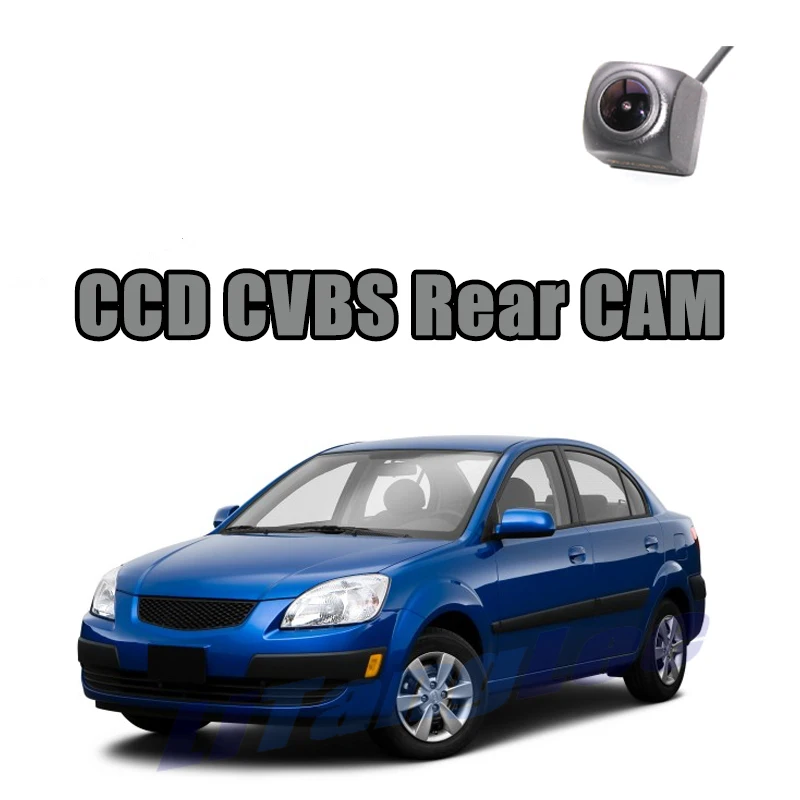 

Автомобильная камера заднего вида CCD CVBS 720P для KIA New Pride Sephia Sport 2005 ~ 2011, заднее ночное видение, водонепроницаемая парковочная резервная камера