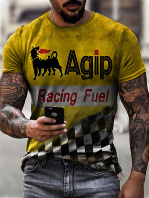 Pointed Star 3D Print T Shirt Men Round Neck Loose Short Sleeved Tees Street Casual Harajuku Style Oversize T Shirt