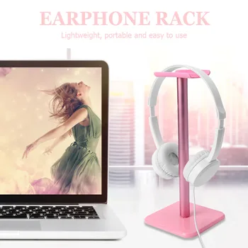 

Headphone Desktop Stand Simple Display Earphones Holder PC Monitor Wall Hook Desktop Mount Universal Earphones Desktop Stand