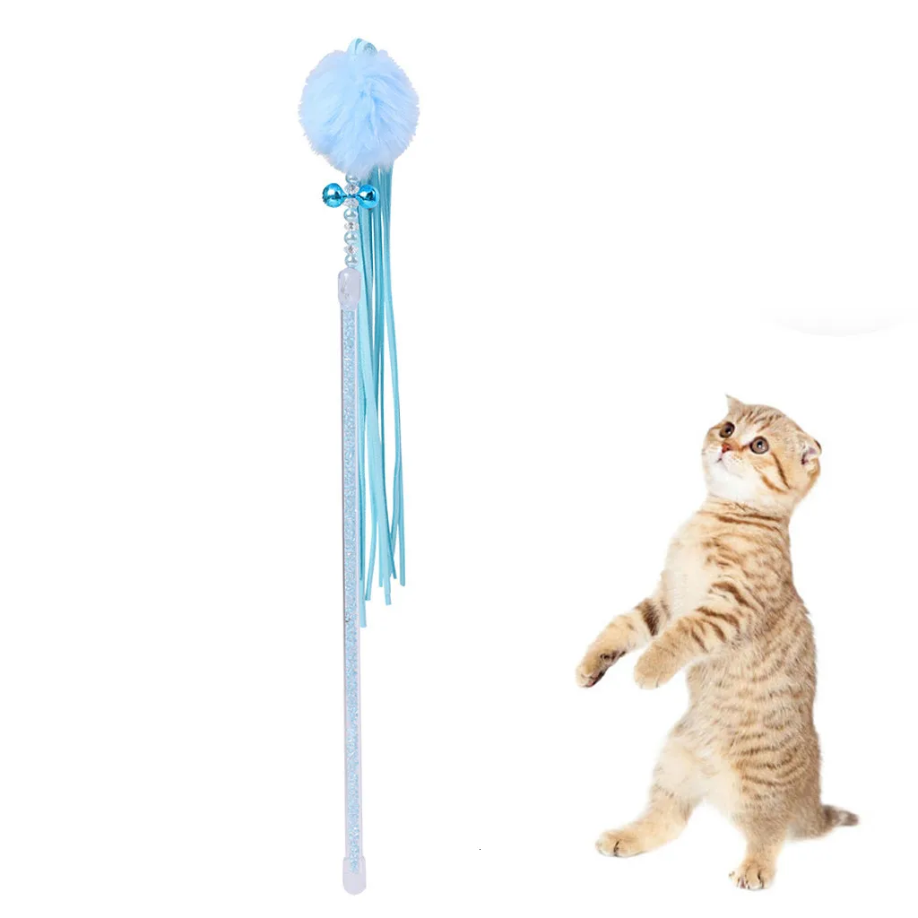 Котёнок Кот Игрушка интерактивная игрушка Tease Cat Stick Мягкий шар и кошка перо колокольчик Игрушка для кошки царапина игрушка кошка продукт juguete gato
