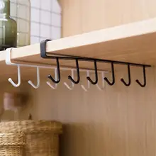 15 шт. Многофункциональный Matel крюк шкаф держатель кружки полка кружка Крючки вешалка кофе держатель для кружек для кухни аксессуары