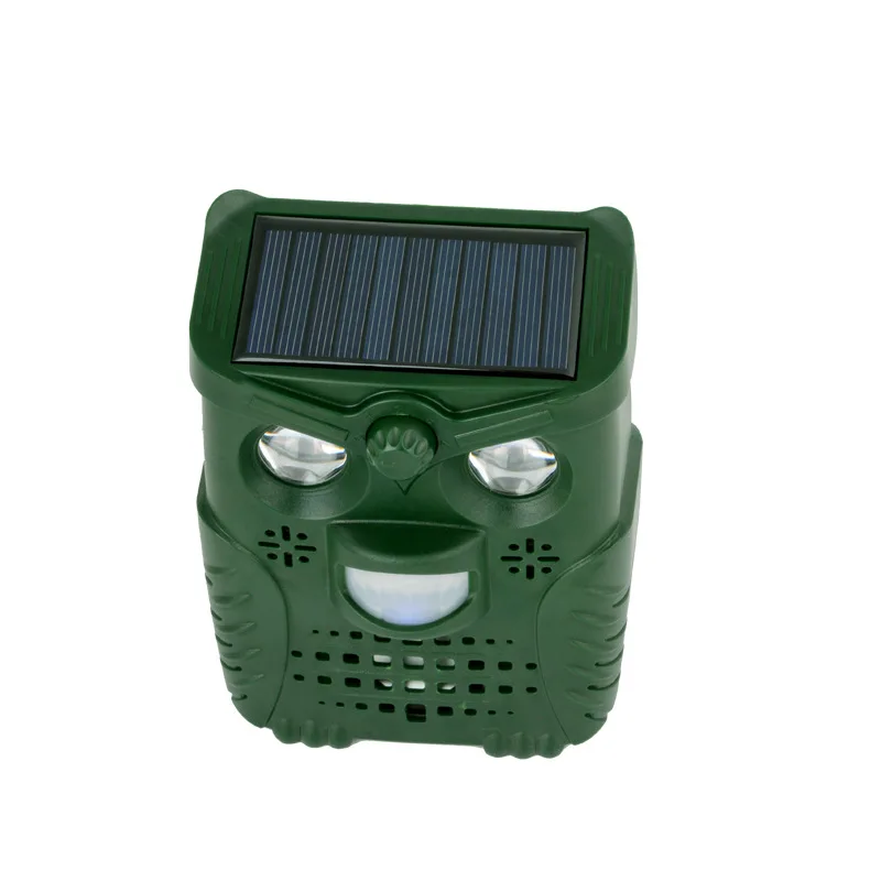 

Solar-powered Animal Repeller Ultrasonic Infrared Lights Strobe Ultrasonic Voice Dual-Mode Flooding Beast Maker