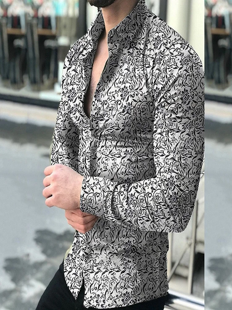 Рубашка мужская Для Мужчин's Повседневная рубашка Slim Fit Для Мужчин's Повседневное рубашка в полоску с длинным рукавом торжественное платье рубашки Для мужчин мужской Костюмы