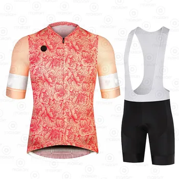 

Ralvpha 2020 pro team Summer cycling jersey sets bike clothing suits MTB ROAD Bike retro road Bib Shorts Breathable Gel Pad BMC