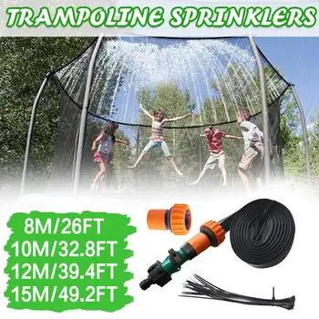 

Trampoline Sprinkler 8/10/12/15M Outdoor Kids Water Sprinklers PVC Garden Sprinkler hose Summer Water Play Equipment for Kids