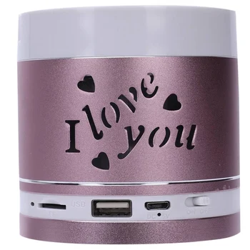 

S101U Wireless Bluetooth Speaker Colorful Light Portable Mini Card High Sound Quality Speaker Phone Holder HD Stereo Subwoofer