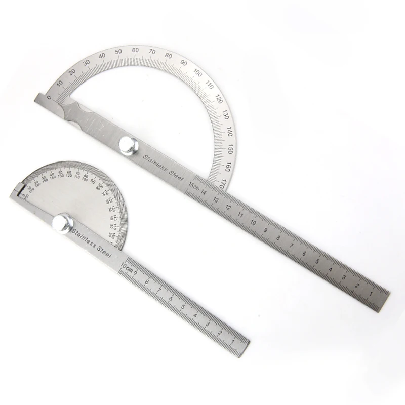 Multi Angle Ruler Stainless Steel Protractor Measuring Instruments Metal Angle Finder Carpenter Tools Meter Goniometer