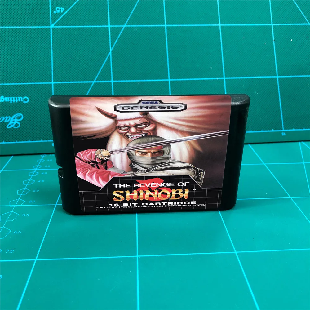 Мести Shinobi 16 бит MD игры Картридж для MegaDrive Genesis консоли|Запасные части| |