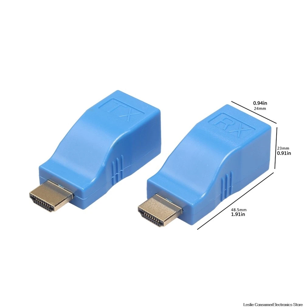HDMI удлинитель к RJ45 LAN Сетевой удлинитель передатчик приемник TX RX Cat5e CAT6 Ethernet кабель V1.4 30m 4K HD tv 1080P Горячий