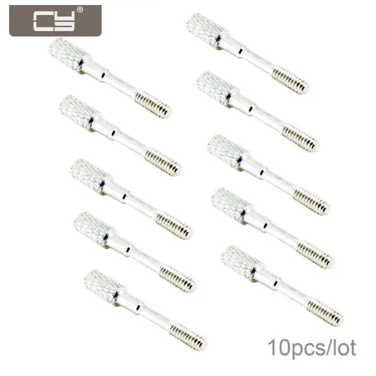 

CYDZ 10pcs/lot Thumb Screws #4-40 UNC 25mm Length Stainless Steel for Computer Cable