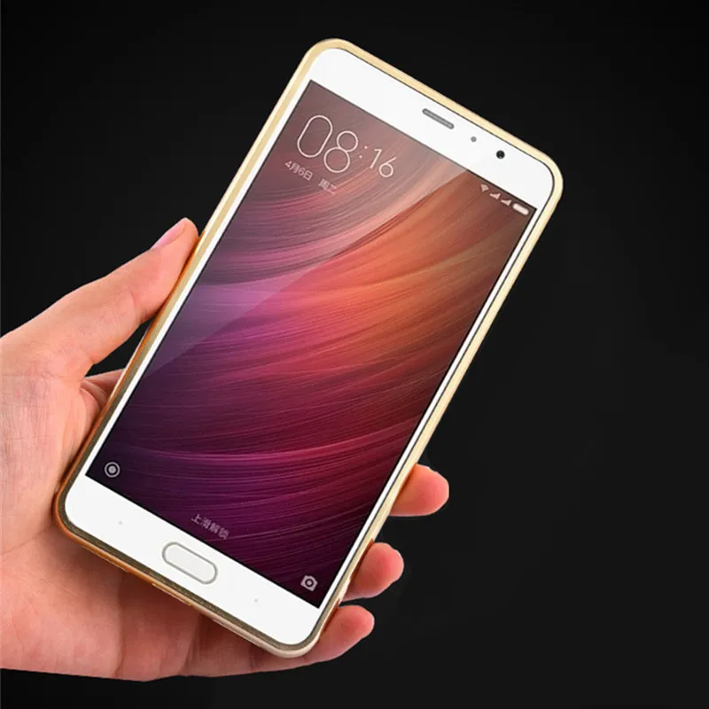 Роскошный зеркальный чехол для Xiaomi Redmi Note 4x Coque 4X металлический корпус твердый