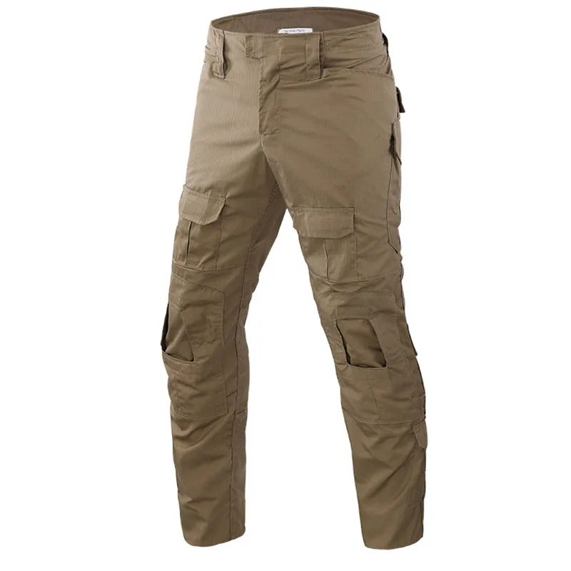 ESDY Новые плотные камуфляжные брюки лягушка мужские уличные военные брюки костюм дикая камуфляжная одежда альпинистские брюки - Цвет: kakhi