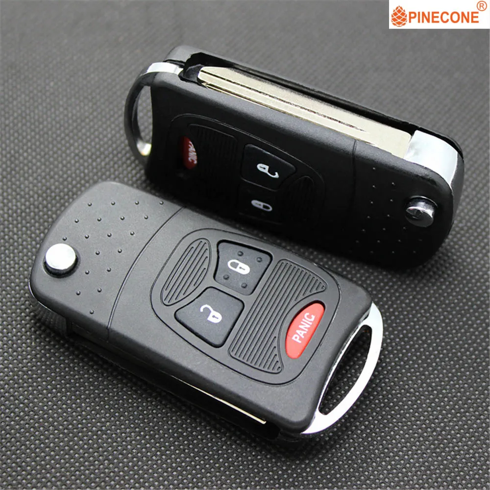 PINECONE для Chrysler Aspen Pt Cruiser Dodge caliber Dakota Durango Magnum Nitro джип RAM 2+ 1 кнопка модифицированный автомобильный брелок