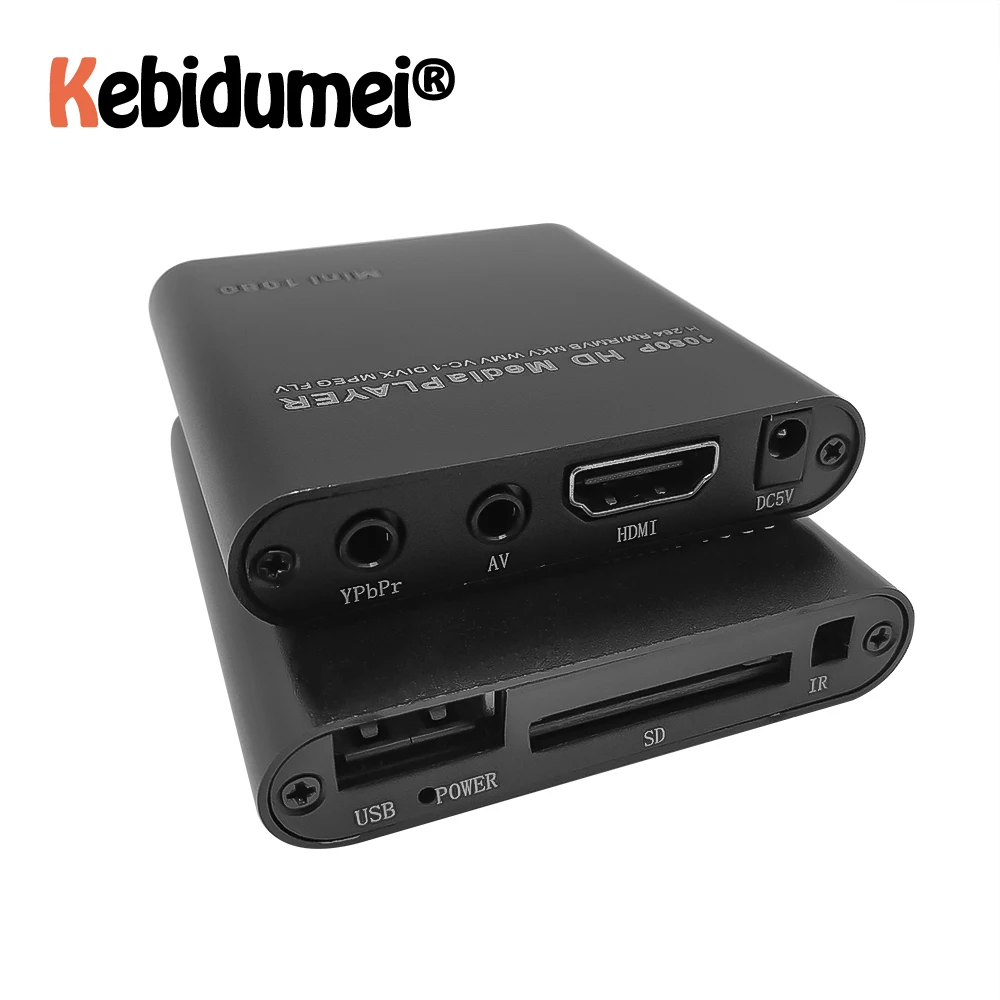 Full HD 1080P HDD мультимедиа плеер Зарядное устройство внешний USB медиа-плеер с