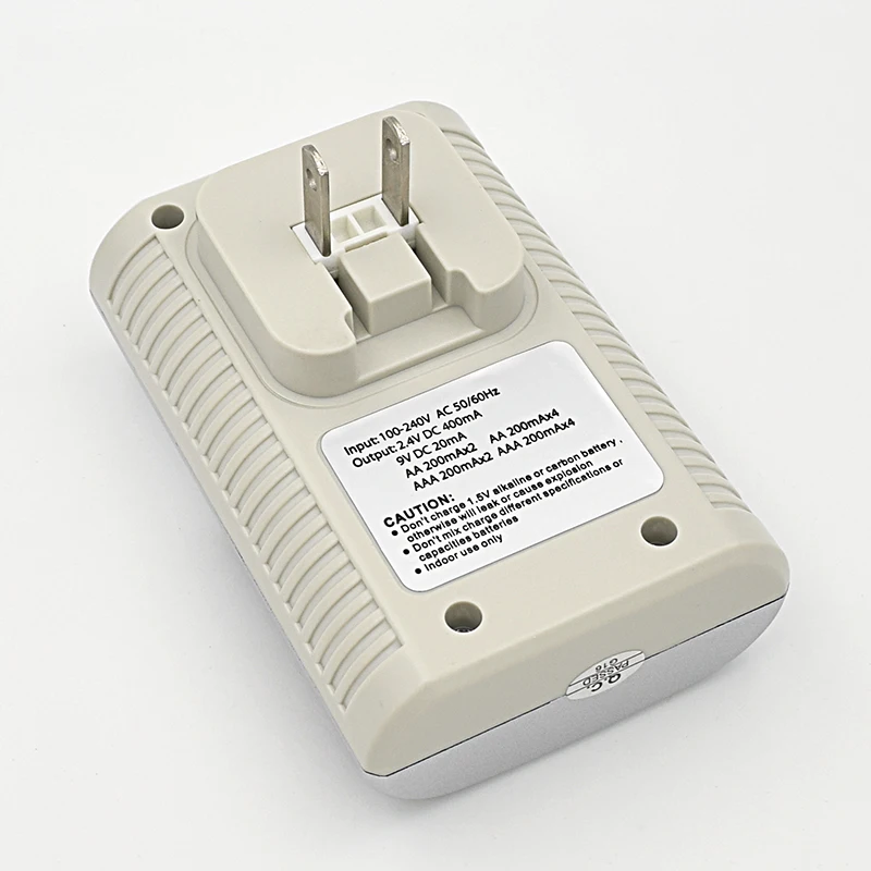 4 слота светодиодный индикатор зарядное устройство для AA/AAA 9 в NiCd NiMh батареи+ 2 шт 9 в 300 мАч nimh аккумуляторы