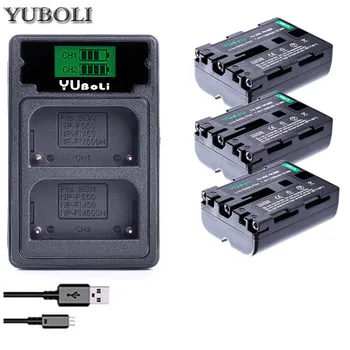 

3x digital Camera Battery NP-FM500H NP FM500H npfm500h batteria + Charger for Sony A200 A700 A900 A300 A550 A700K DSLR SLT-A57