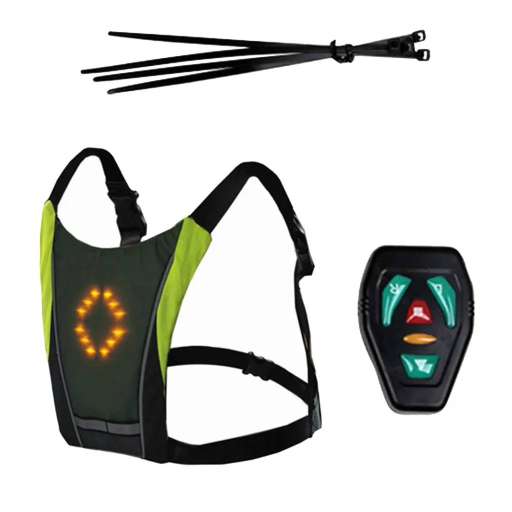 LED Cycling Vest Reflective Sport Working Clothes Jacket Outdoor For Bike Bicycle Safety Unisex Motorcycle Cycling#LR2 | Спорт и